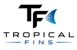 Tropical Fins logo on a white background